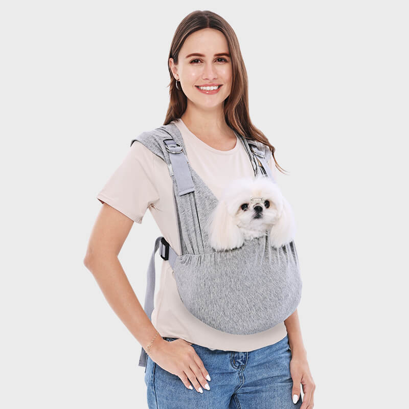 Dog Sling Carrier_grey-Supet