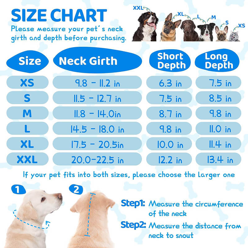 Dog Cone size-Supet