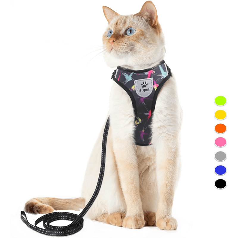 Cat Harness_black-supet