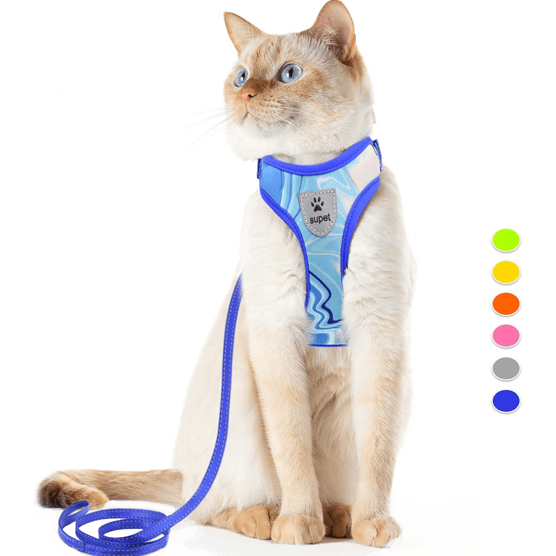 Cat Harness_blue-supet