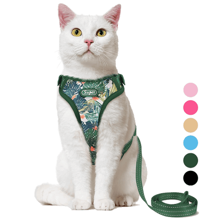 Cat Harness_green-Supet