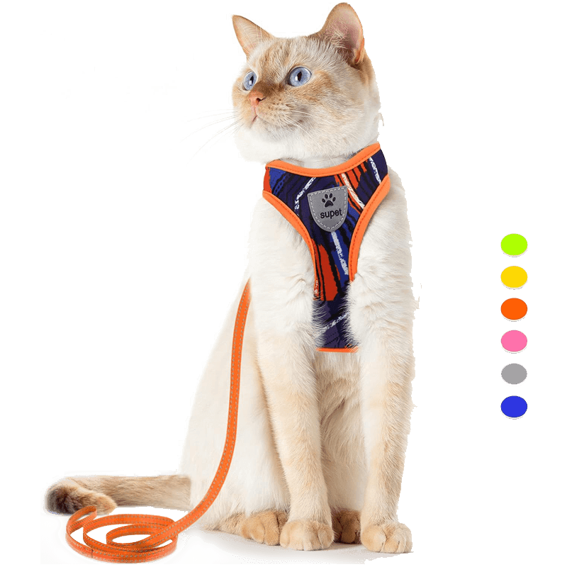 Cat Harness_orange-supet