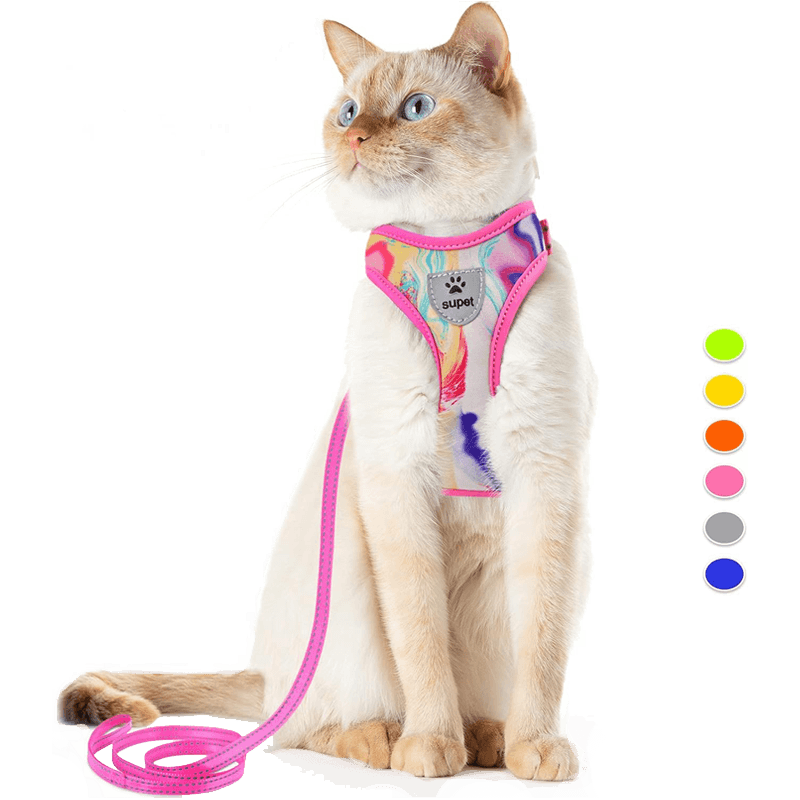 Cat Harness_pink-supet