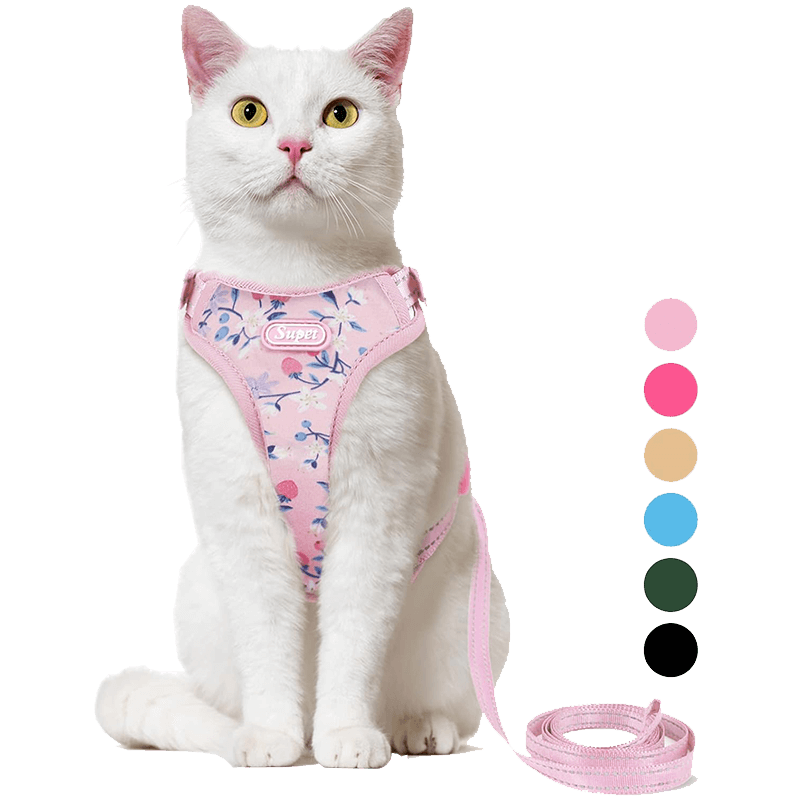 Cat Harness_pink-Supet