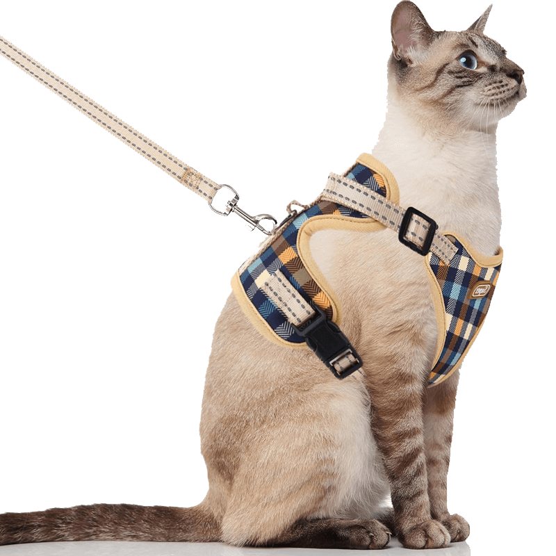 Cat Harness and Leash_khaki-supet