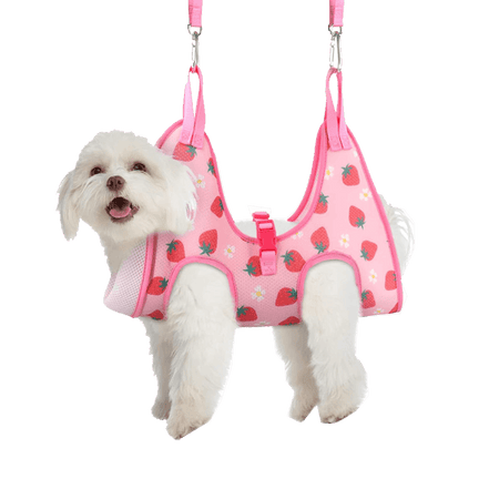 Dog Grooming Hammock_Strawberry-supet