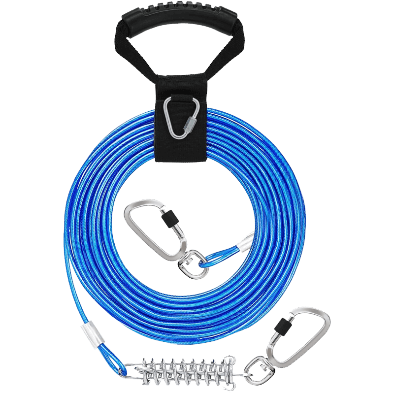 Dog Tie Out Cable_blue-Supet