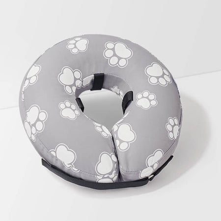 paw Inflatable Dog Cone_grey-Supet