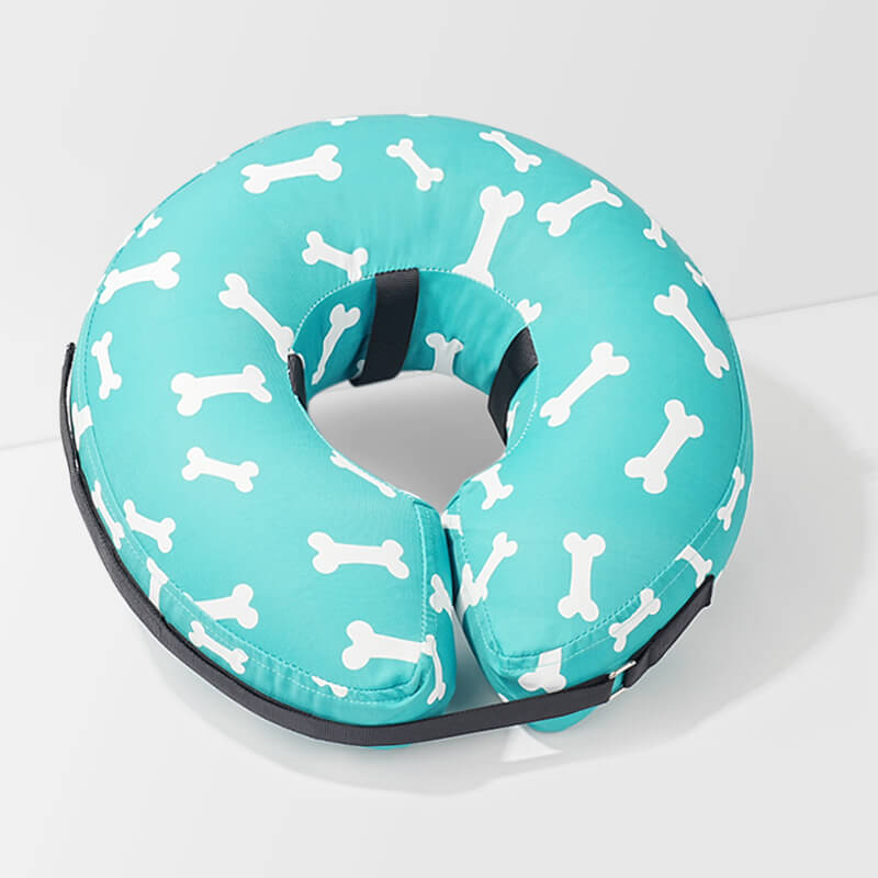 Inflatable Dog Cone_TBoneGreen-supet