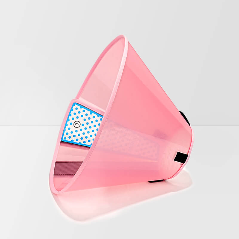 Plastic Dog Cone_pink-supet