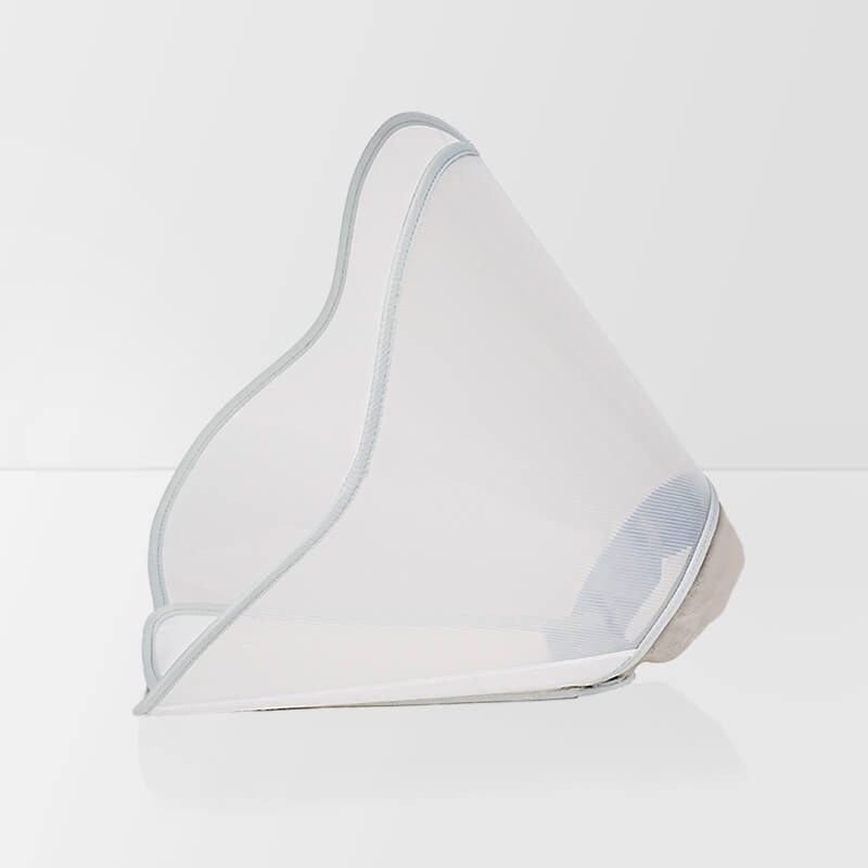 Wave Plastic Dog Cone_transparent-Supet