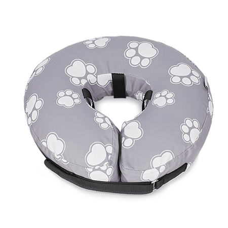 paw Inflatable Dog Cone_grey-Supet